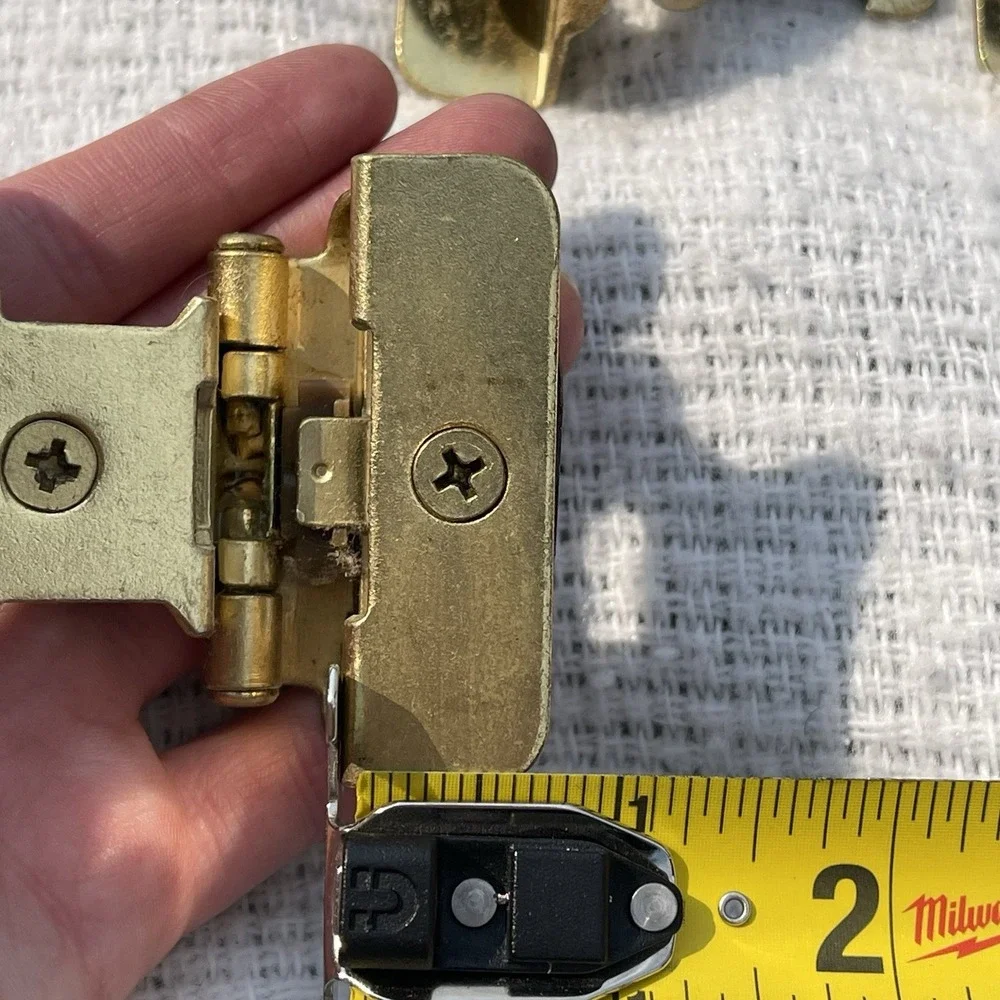 Vintage Style Amerock Double Demountable Cabinet Hinge 3/8